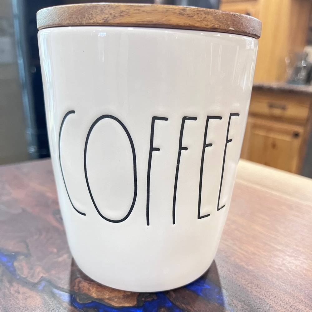 Like New! Rae Dunn Coffee Canister